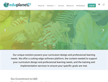 Tablet Screenshot of eduplanet21.com